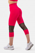 HIGH-WAIST ¾ LENGTH SPORTY Tights Rød 2