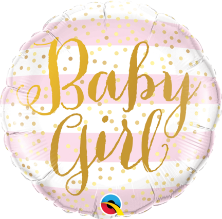 Send baby girl ballon