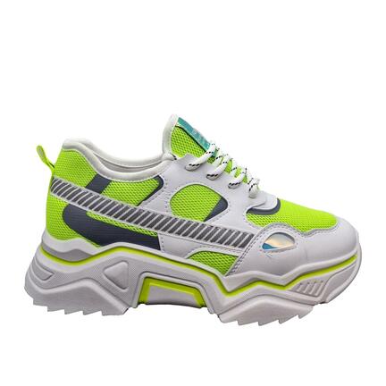 Dame sneakers neon
