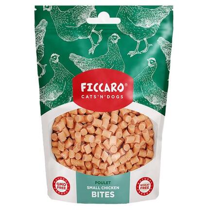 Ficcaro Small Chicken Bites - Hundegodbidder med kylling - MyTrendyDog.dk