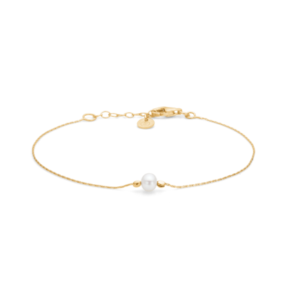 Grain Bracelet - Simple bracelet with a simple white cultured pearl