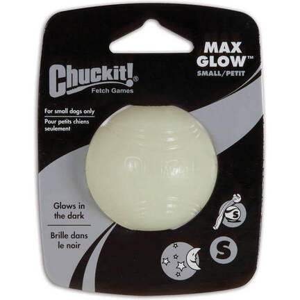 Chuckit Max Glow Ball - Small | Selvlysende Bold | Køb hos MyTrendyDog.dk