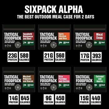 Tactical Foodpack Taktisk Six Pack Alpha