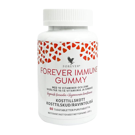 Forever Immune Gummy vitamintabletter i bøtte