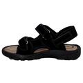 Billige sorte sandaler med velkro