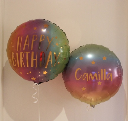 Personlig fødselsdags ballon
