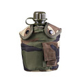 Mil-tec - Feltflaske med Krus (Woodland)