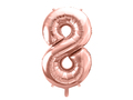 Store ballon tal rose gold