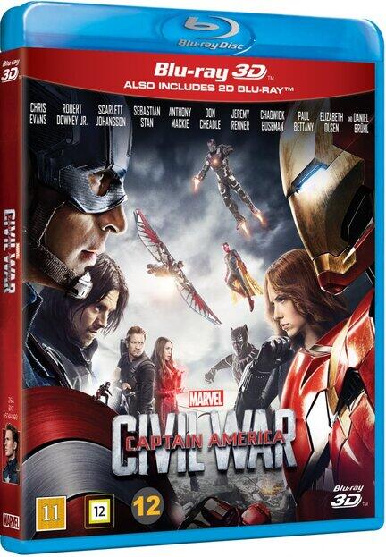 Captain America, Civil War, Bluray, Marvel