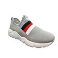 Dame sneakers grå med striber