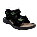 Billige sorte sandaler med velkro