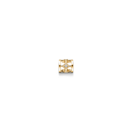 Diamond Gold 14 karat bead