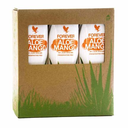 Forever Aloe Mango 3 x 1 liter i Tri-Pak