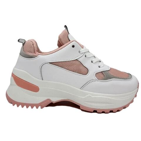 Dame sneakers chunky hvid/pink 40