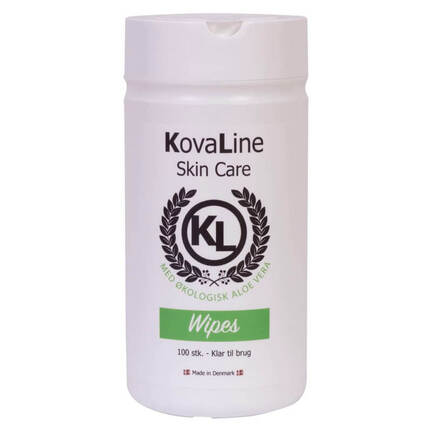 KovaLine Wipes Øko Aloe Vera | 100 stk. Vådservietter