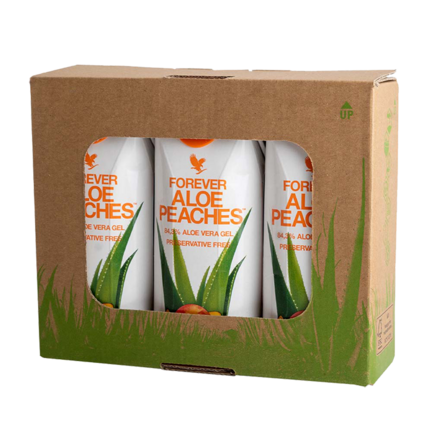 Forever Aloe Peaches mini 3-stk Tri-pak