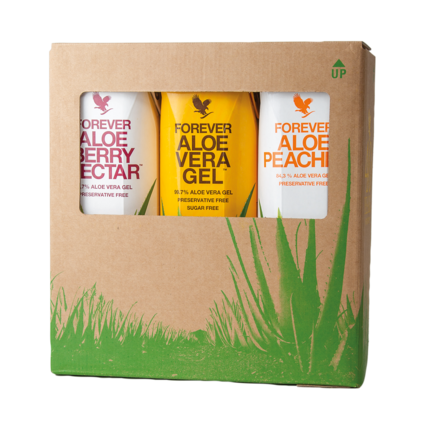 Forever Aloe Vera Combo 3 forskellige 1 liters drik