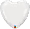 helium ballon hvidt hjerte