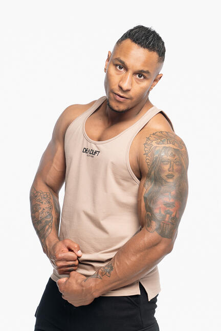 Storm Herre Tank Top Beige