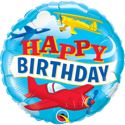 Fødselsdags ballon flyvemaskine