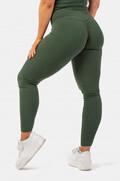 ORGANIC COTTON RIBBED Dark green
