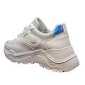 Dame sneakers hvid med refleks