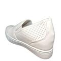 Dame sneakers hvid snørreløs