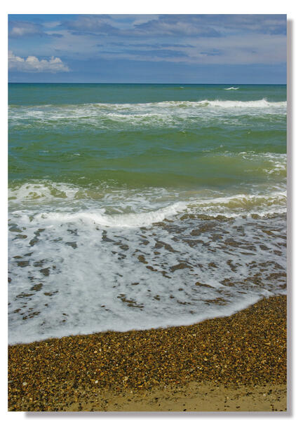 photo poster plakat webshop beach denmark jammerbugten blue green sea