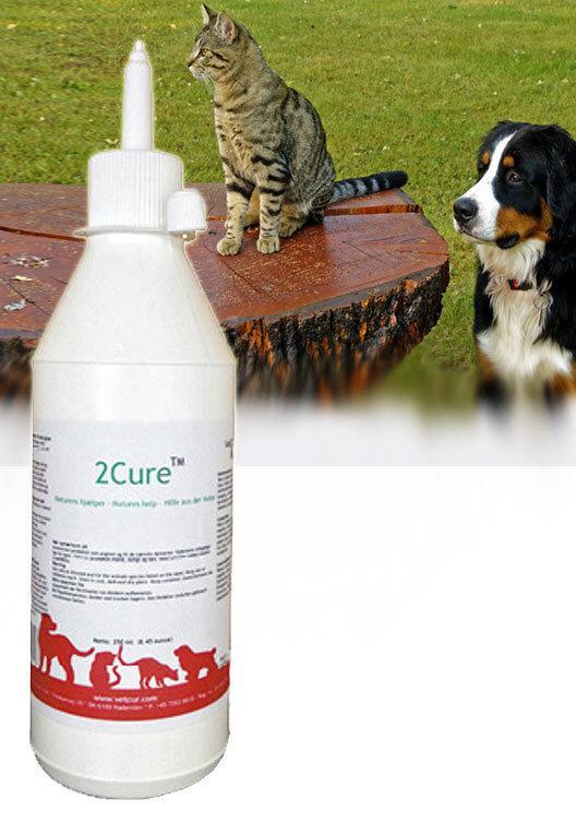 Vetcur 2Cure hunde og katte hudbeskyttelse og pels | ElverHealing til hund og hest