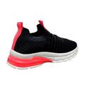 sorte og neonpinke sneakers til kvinder damer