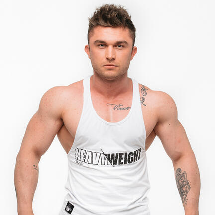 Stony Sportswear, Deadlift, Tank top "Heavy" Hvid