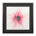 maleri blomst rosa 30x30 cm