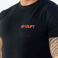 Meteor t-shirt sort bryst logo