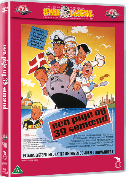 EEN PIGE OG 39 SØMÆND, EN PIGE OG 39 SØMÆND, DVD, Film