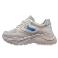 Dame sneakers hvid med refleks