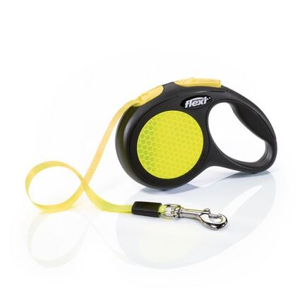 Flexi line New Neon | Tape | Gul - Køb hos MyTrendyDog.dk