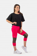 HIGH-WAIST ¾ LENGTH SPORTY Tights Rød 5