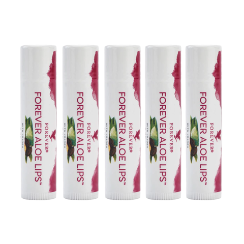 Opbevares i køleskab Mellemøsten Seraph Aloe Lips™ 5 stk. læbepomade | Dansk officiel forhandler | Aloe Vera Forever  DK