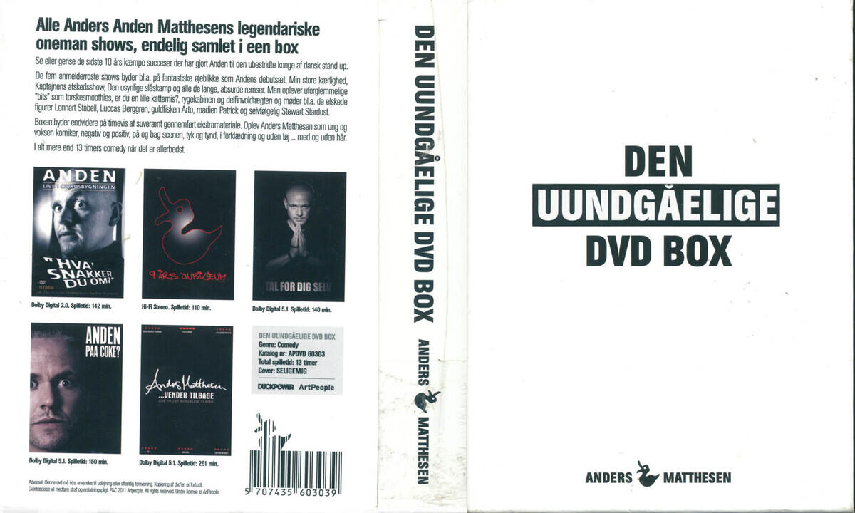 Cataract Woods Parat Køb Anders Matthesen (1-5) - Den Uundgåelige DVD Box hos dvdmanden.dk kun  100,00 kr.