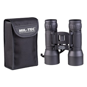 Mil-tec - Binokular Foldbar 10 x 42 (Sort)