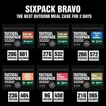 Tactical Foodpack Taktisk Six Pack Bravo