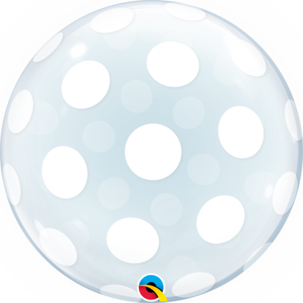 helium ballon med prikker