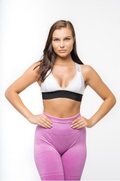 Deadlift Fitness BH Gummi hvid