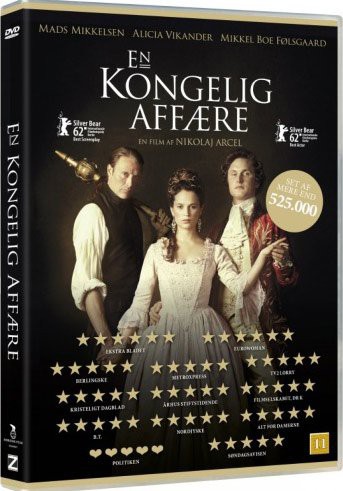 En kongelig affære, A Royal Affair, DVD, Film