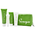 Sonya daily skincare system sæt i toilettaske