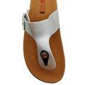 Birkenstock sandal tåsplit sølv