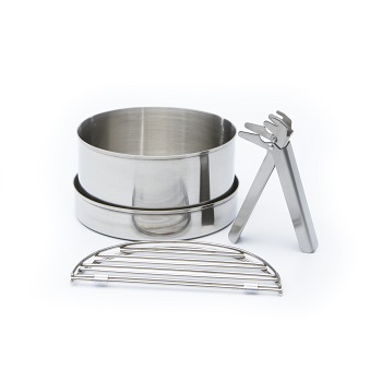 Kelly Kettle - Cook Set Small (rustfri stål)