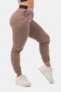 Iconic Mid-Waist Joggingbukser Brown 1