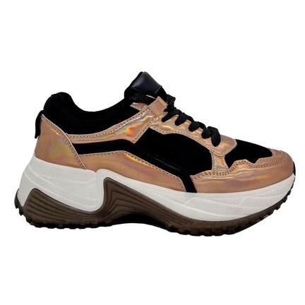 Fede champagnefarvede sneakers