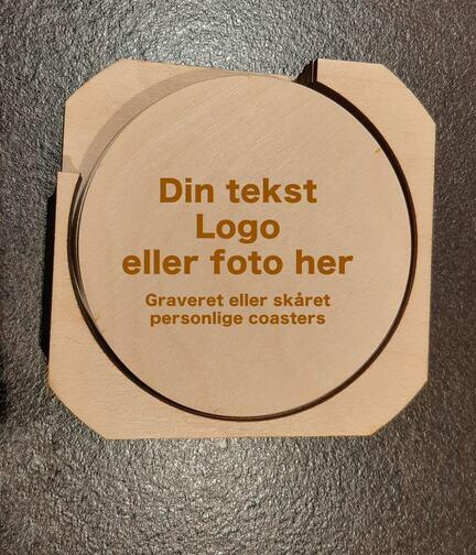 Coasters i træ